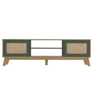 Rack Artely Charlotte 55x180x40cm Para TV até 75" em Oferta na Shopee