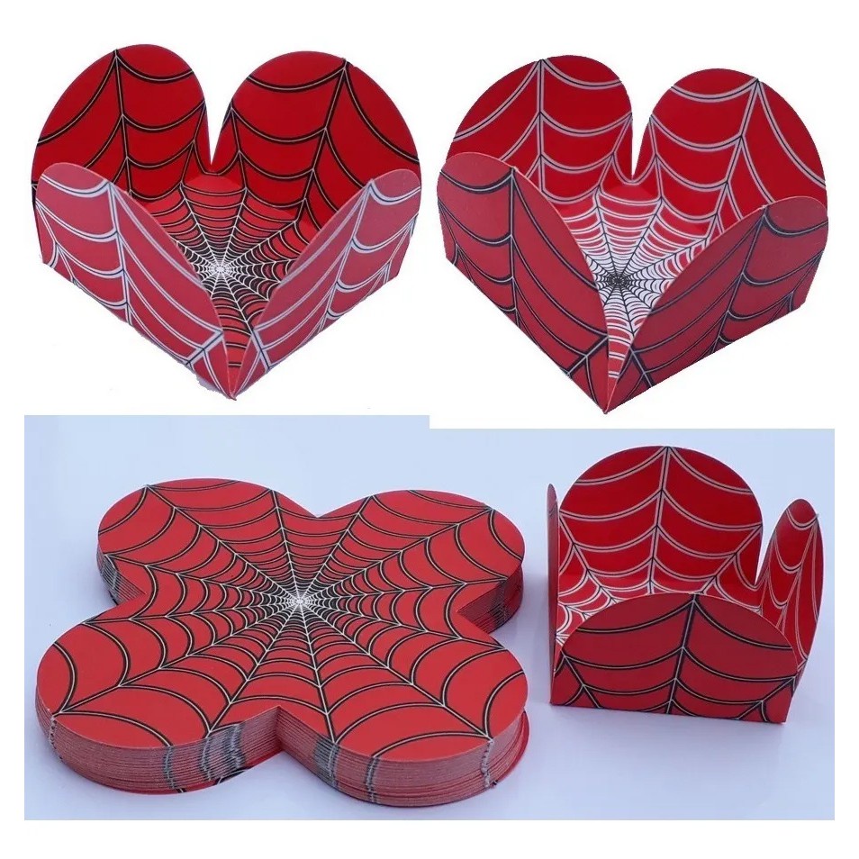 Forminhas Aranha porta brigadeiro (4 pétalas) - Fun Festas em Oferta na Shopee