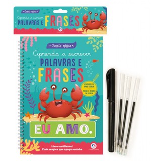 Livro Aprenda a escrever - Palavras e frases em Oferta na Shopee