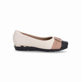 PICCADILLY MAXI - Sapato Fernanda Salto Baixo Off White