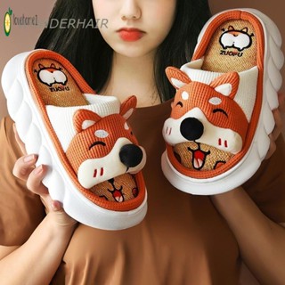 Chinelo Fofo Para Meninas Kawaii Chinelos Fofos De Inverno Mulher Cartoon Husky Dog/Bear/Penguin Shoes