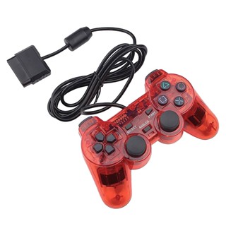Controle PS2 Transparente Doubleshock 2 c/Fio Analógico - A052