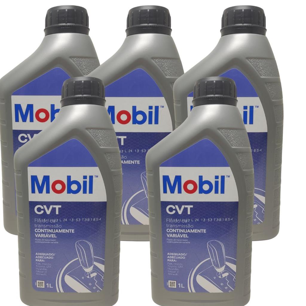 Kit 5 Oleo Transmissao Cambio Automatico Mobil Cvt