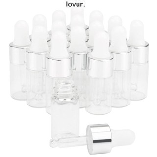 LOVUR 15Pcs Frascos Com Conta-Gotas De Vidro , 3ml , Olhos Perfumes Líquido Cosmético