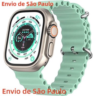 Relógio Original iwo 8 Ultra Smart Series 45MM 8 SOS Siri ECG Chamada Bluetooth