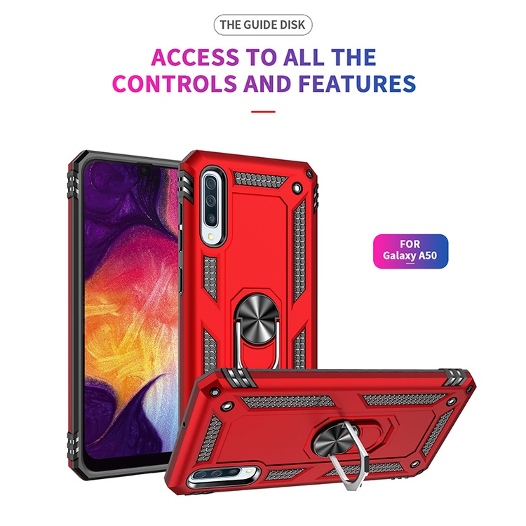 Capinha Para Samsung Galaxy A50 A30S A50S A20s A30 A40 A60 A70 A70S A80 A90 A70E Anti Impacto Capa Magnético Com Suporte
