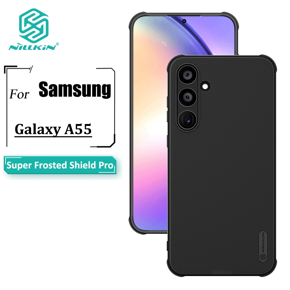 Capa De Celular Fosca Nillkin Samsung Galaxy A55 5G Ultra-Fina TPU + PC Anti-Impressão Digital Traseira À Prova De Choque - Mobile & Gadgets