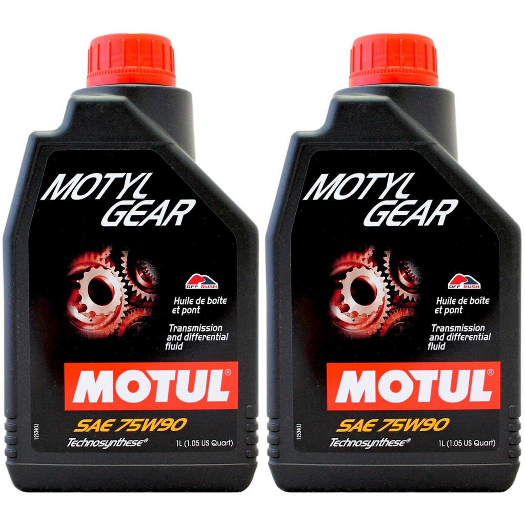 Kit 2 Óleos Lubrificante Para Transmissão Câmbios Manuais Diferencial Motul Motyl Gear 75w90