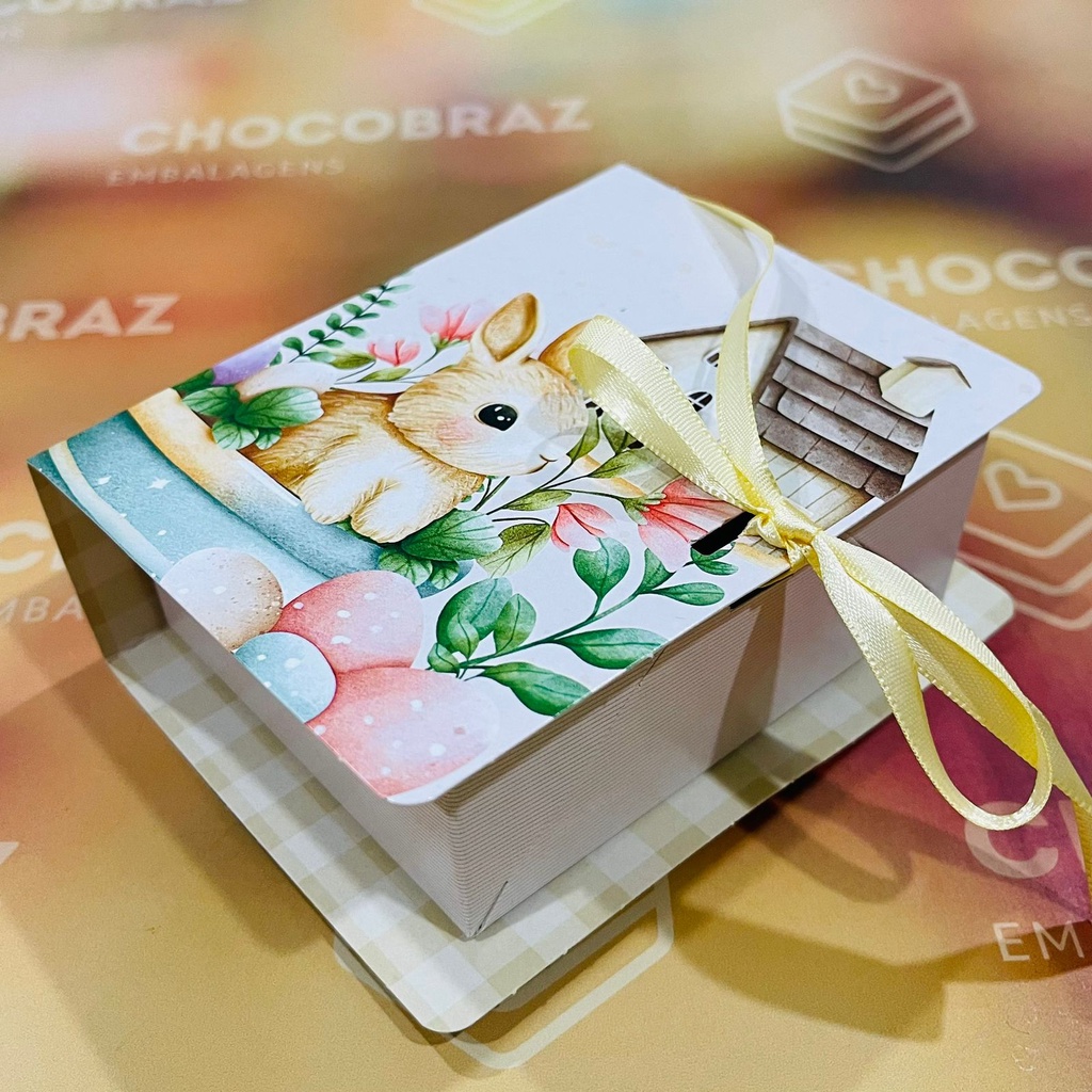 10~50 Caixas Livro P/ 4 Doces Páscoa Encantada 4854 (PASCOA IDEIA OUTLET) OFERTA
