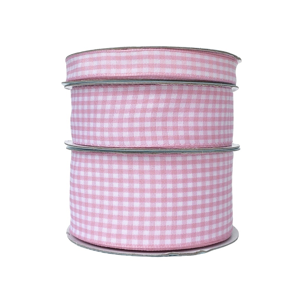 Fita Xadrez Melaço Rosa Claro 0004 - 10 metros em Oferta na Shopee