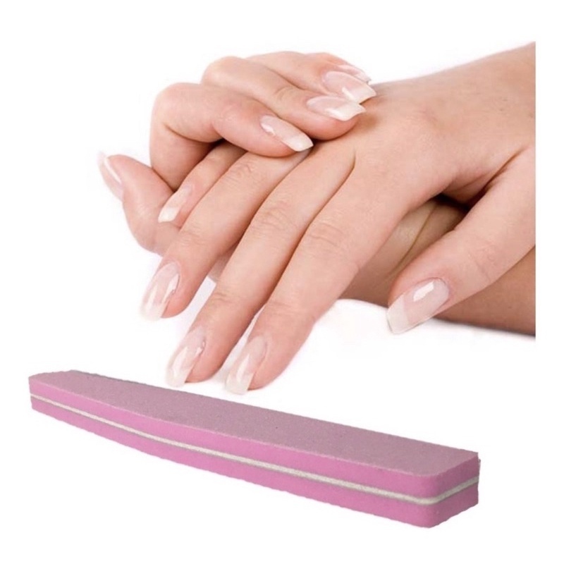 Kit com 3 Lixa Polidoras Diamante 100/180 Para Manicures