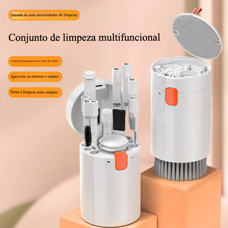 Kit De Limpeza 20 Em 1 De Tela Limpador De Teclado Com Escova Laptop Airpod Para Câmera Mo...