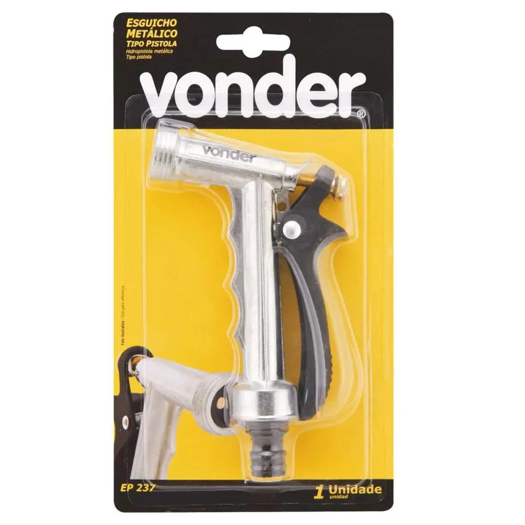 Esguicho Metálico Pistola Vonder