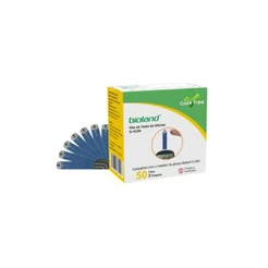 Tiras Para Medição de Glicose G-423S Bioland - 50 Unidades