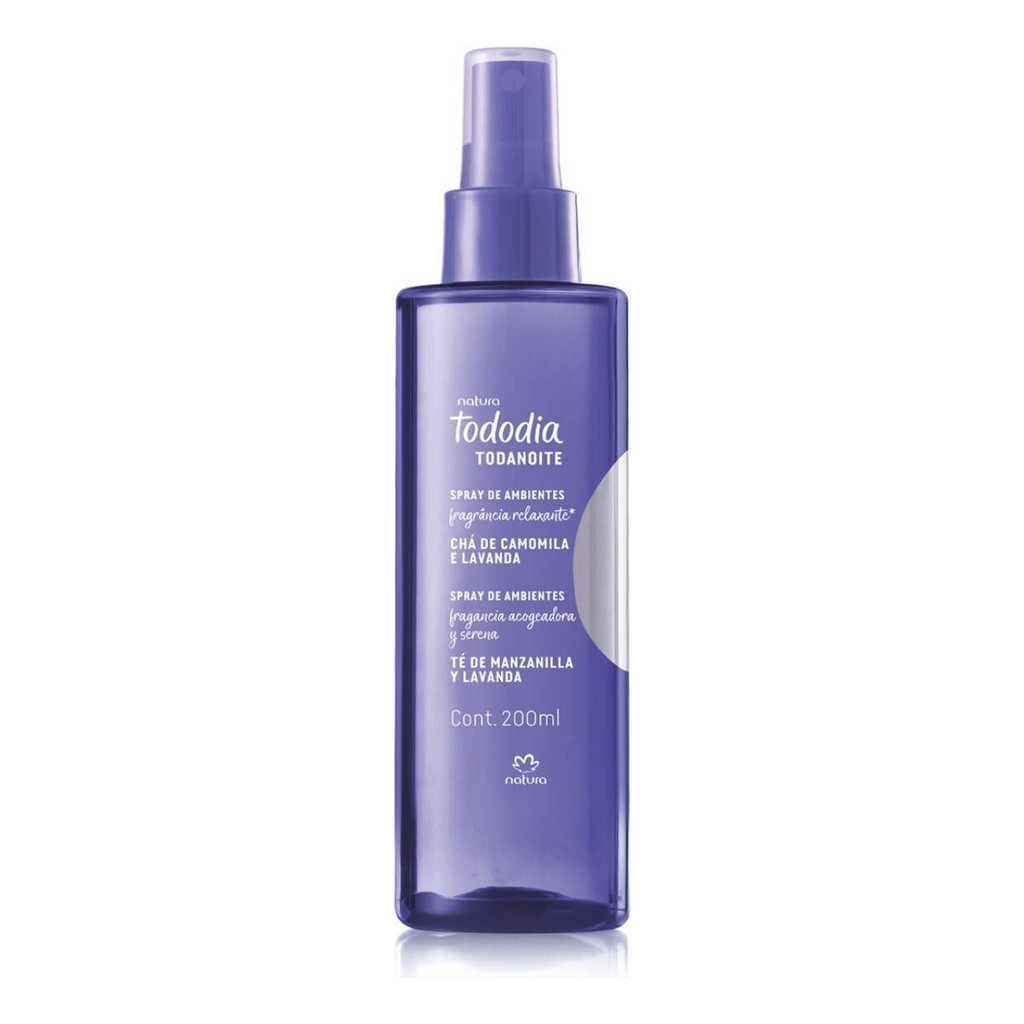 Spray Natura Tododia Todanoite chá de camomila e lavanda 200ml