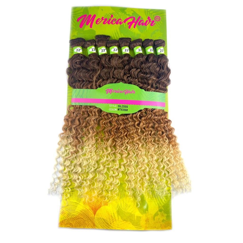 Aplique de Cabelo Orgânico 100% Imitação do Cabelo Natural Cabelo Cacheado  Merica Hair - GLOSS OU GRACE