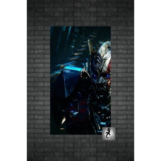 Quadro placa decorativa Optimus Prime Transformers 20x30 Alta Qualidade 4k