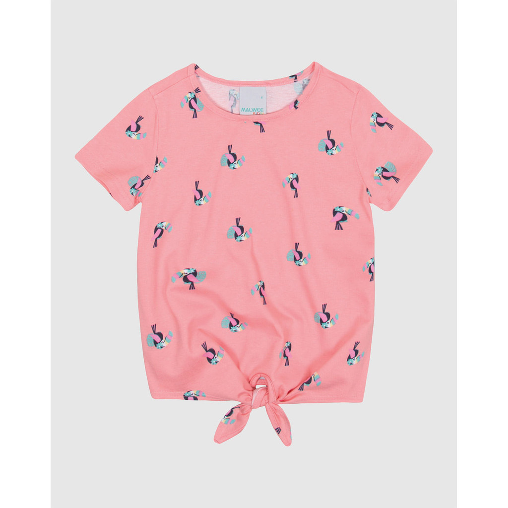 Blusa Listrada Meia Malha Menina Malwee Kids - Baby & Kids Fashion