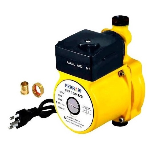Bomba Pressurizador De Água 1/2x3/4 BPF 15/9-120 220v Ferrar
