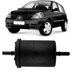 Filtro Combustível Clio Duster Fluence 98 A 2019 Metal Leve