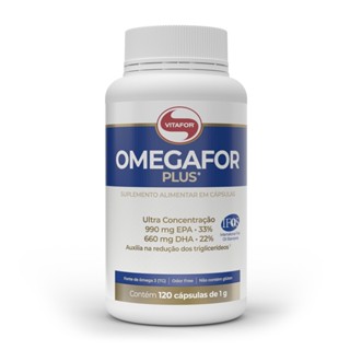 Omegafor Plus Fonte de Ômega 3 Ultra Concentrado 120 Capsulas Vitafor