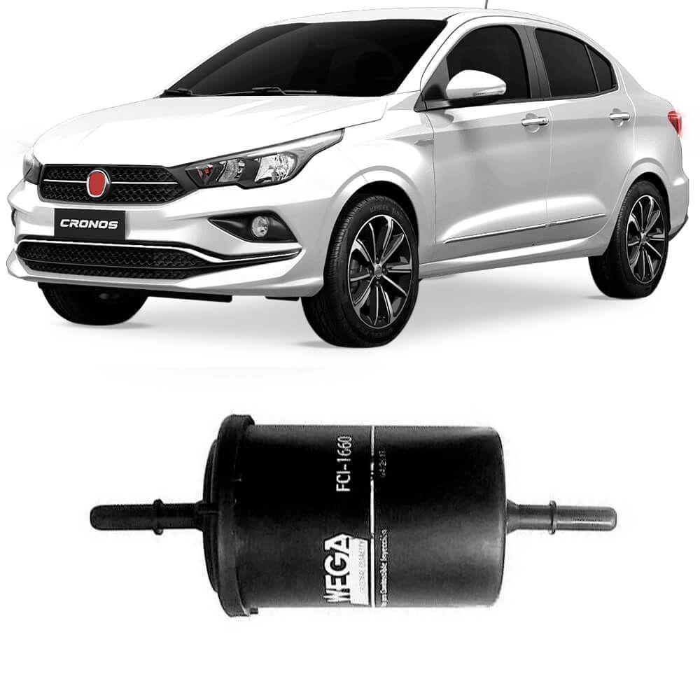 Filtro Combustivel Fiat Cronos 1.3 1.8 2018 A 2019 Wega