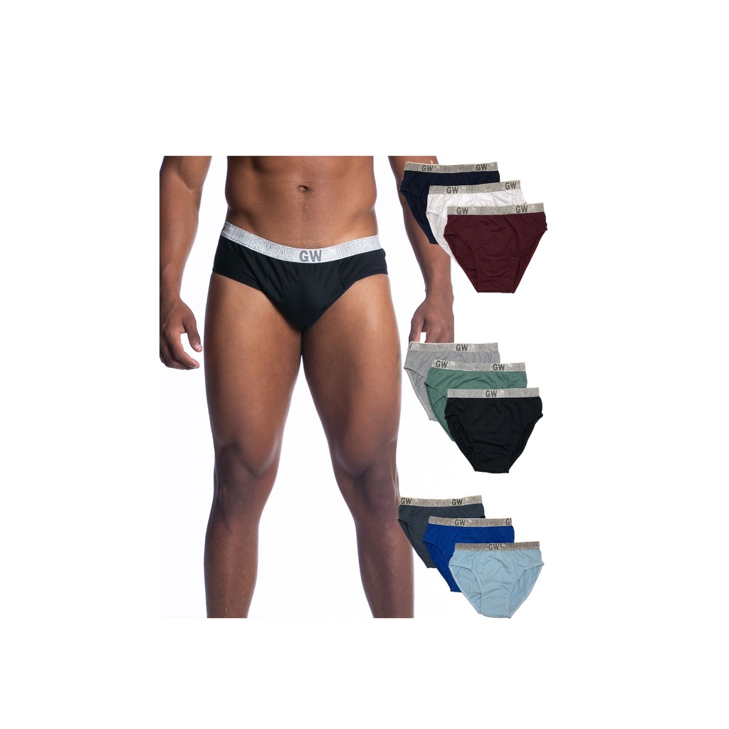 Kit 12 Cuecas Slip Masculina Algodão Confortável Oferta Atacado.