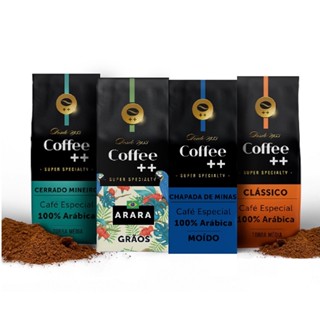 Kit 4 Pacotes Café Especial Torrado e Moído Coffee Mais Variedades