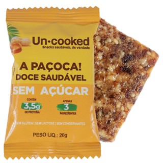 Paçoca Uncooked 20G Doce Saudavel Sem Açucar