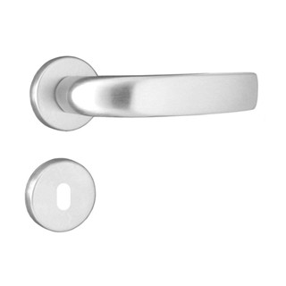Fechadura interna de aço zamac Galaxy 4182 cromada escovada Aliança