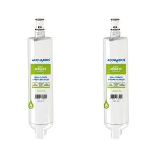 Kit com 2 Refil Filtro para Purificador Acquabios Acqua CS 1005-0046