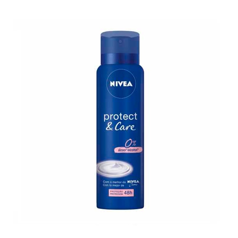 Desodorante Aerossol Nivea Feminino Protect e Care 150ml em Oferta na Shopee