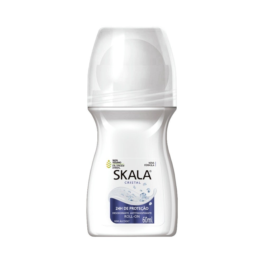 Desodorante Roll On Skala Cristal 60ml em Oferta na Shopee