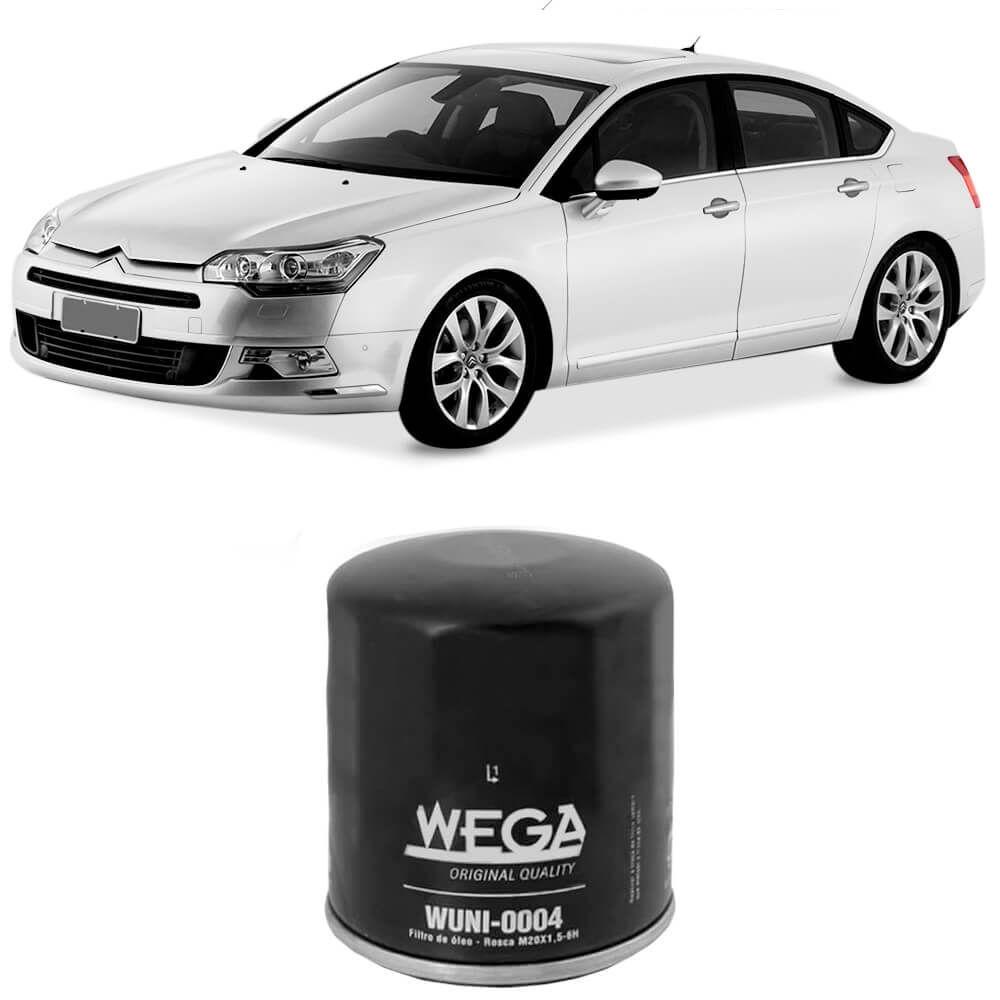 Filtro Óleo Citroen C5 2.0 3.0 2001 2002 2003 2004 2005 2006 2007 2008 2009 2010 2011 2012 Wega