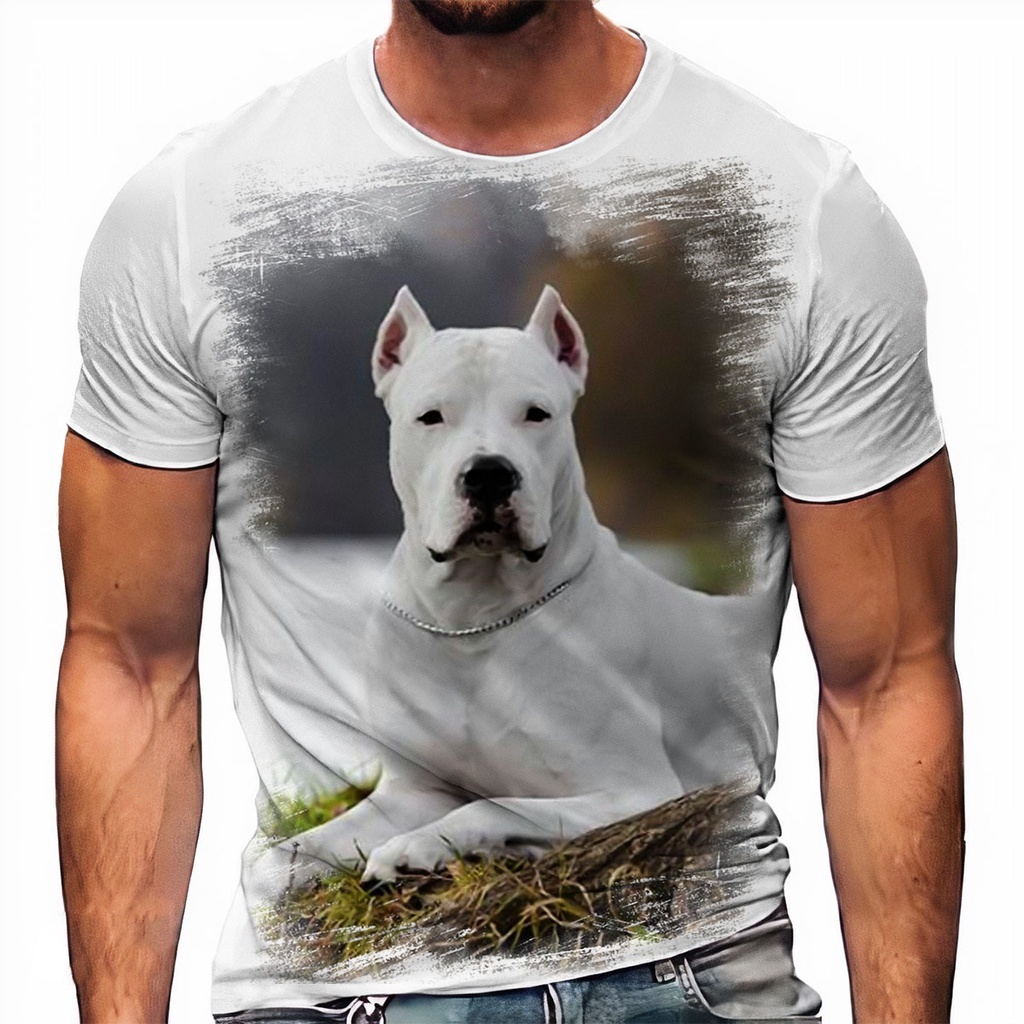 Camiseta Cachorro Dogo Argentino Pet 06 A