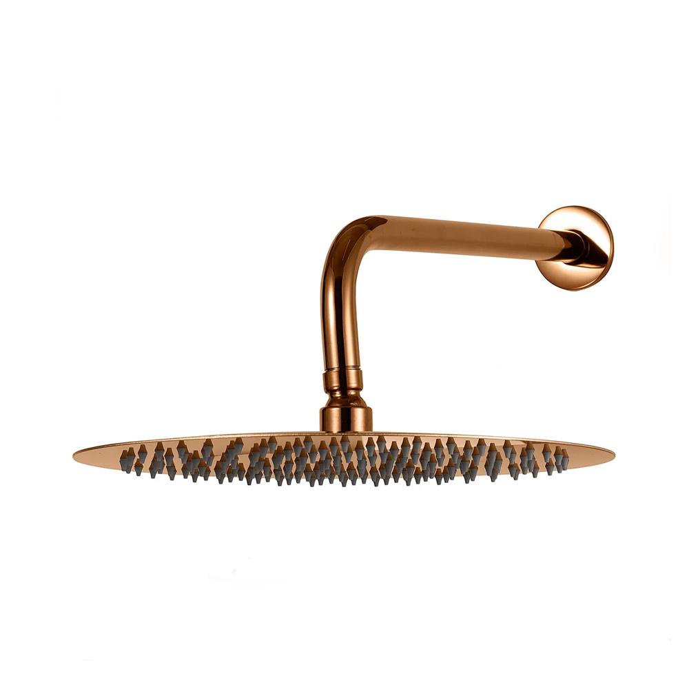 Chuveiro Redonda 30 cm Curuá Pingoo - Dourado Rose em Oferta na Shopee