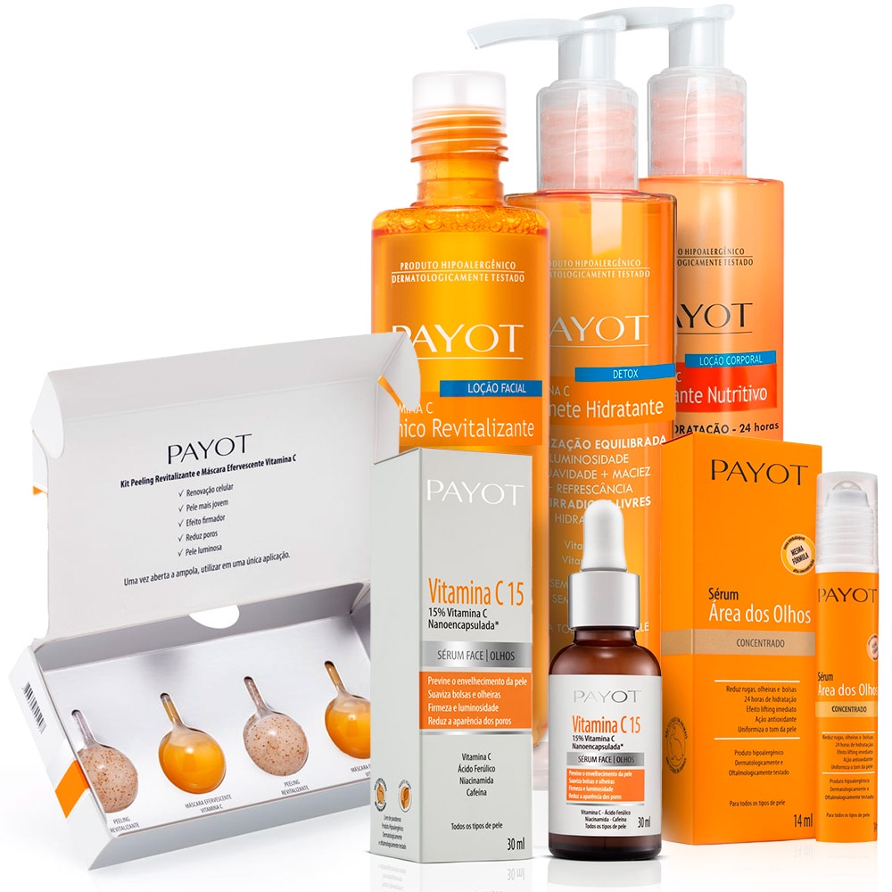 Kit Rotina Completa Vitamina C Payot