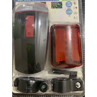 Kit De Luz Dianteira E Traseira De Bicicleta