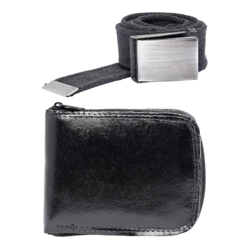 Kit Carteira de Zíper e Cinto Masculino Barato Oferta Promoção ! Lançamento