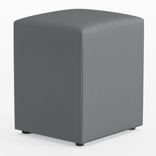 Puff Quadrado Decorativo L02 Sala de Estar Corano Cinza - Lyam Decor em Oferta na Shopee