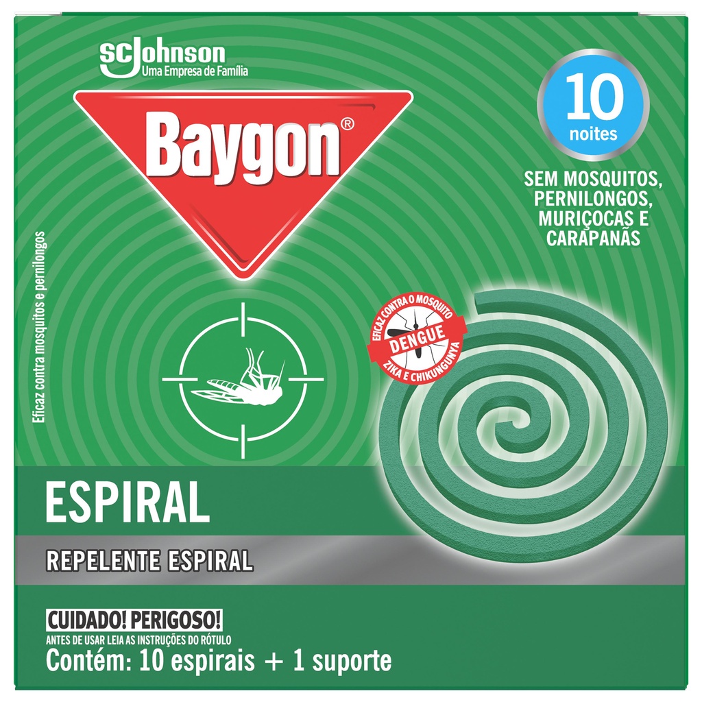 Repelente Espiral Baygon 10 Unidades em Oferta na Shopee