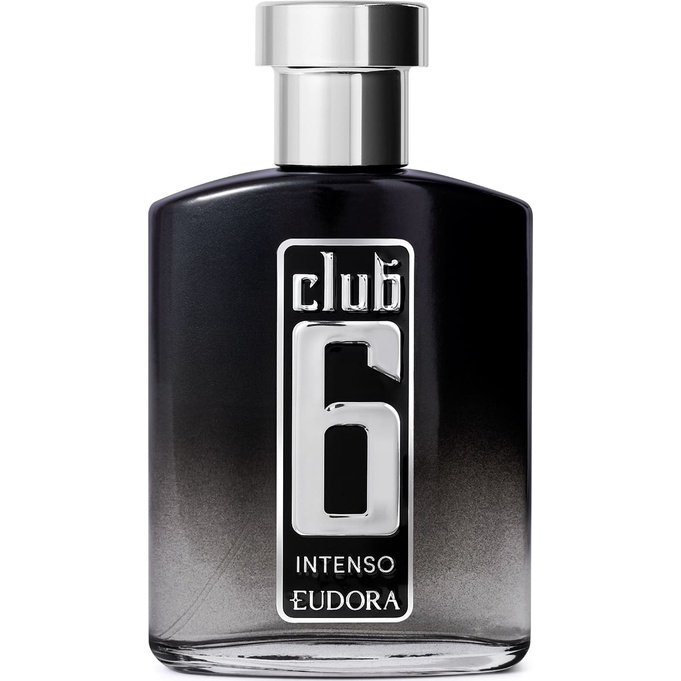 Perfume Eudora Club 6 Intenso Desodorante Colônia 95ml Para Homem Fragrância Masculina Presente em Promoção
