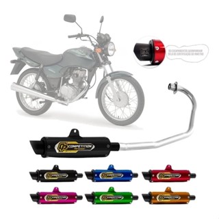 Escapamento Competition Titan 125 Esd 2000 2001 2002 03 2004