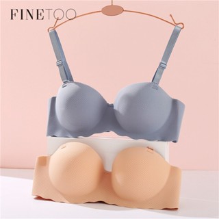 Finetooo A B Cup Push Up Soutien Mulher 1/2 Xícara Sutiã Bralete Sem Fio Macio Lingerie Feminina Cor 2021