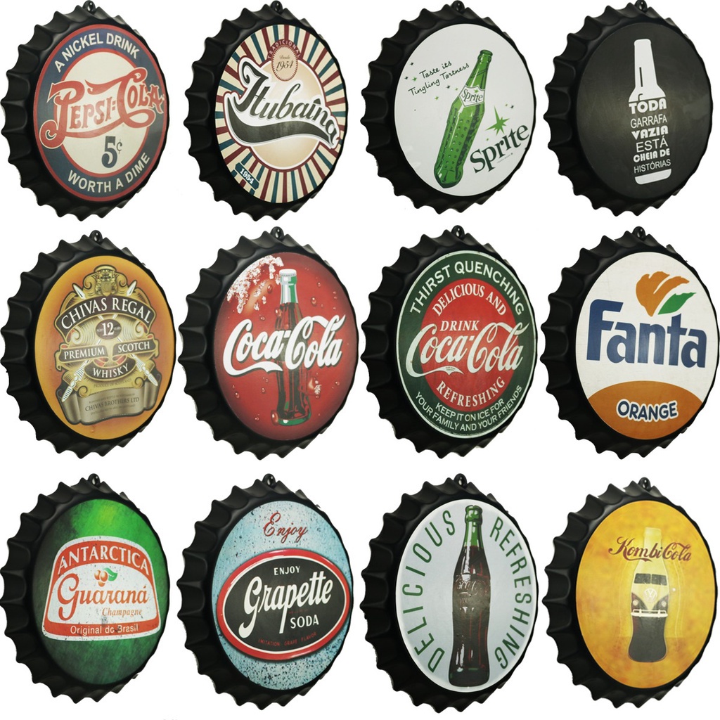 Quadro Tampa Decorativa Refrigerante Para Diversas Áreas Churrasqueira Cozinha Sacada