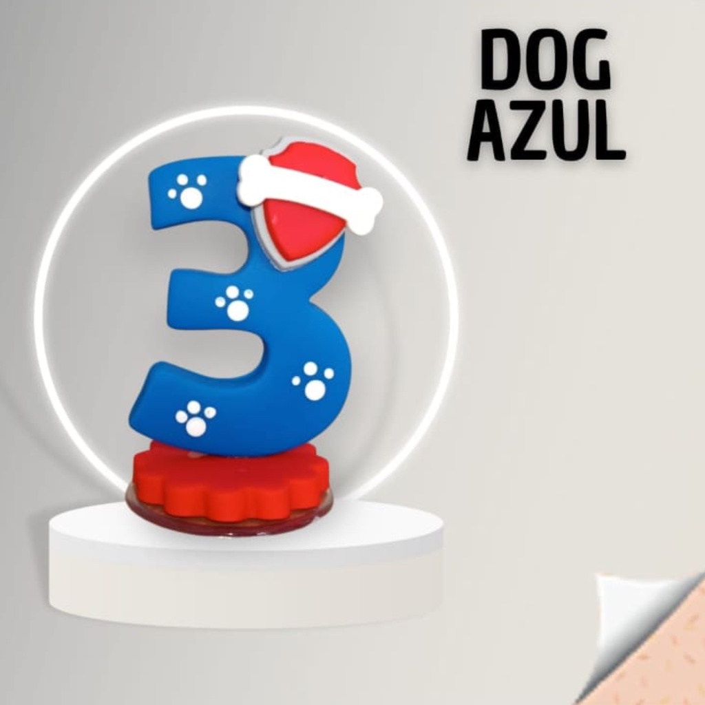 Vela Canina Dog com Pavio Magico para Bolos e Festa em Oferta na Shopee