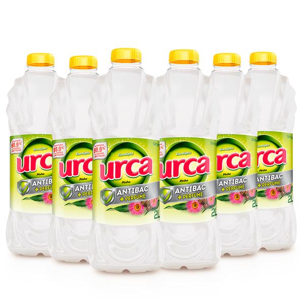 Kit 6 Desinfetante Urca Eucalipto 2L - Home & Living