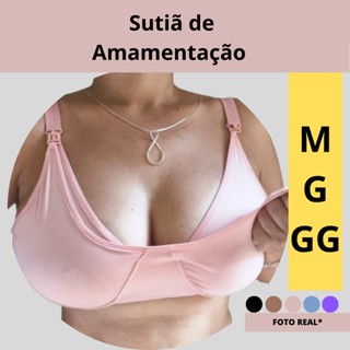 Sutiã de Amamentação Microfibra Alça Abre Fácil Gestante Grávida.