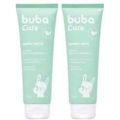 Kit 2 Hidratante Suave Loção Corporal Bebê De 120ml Buba Care