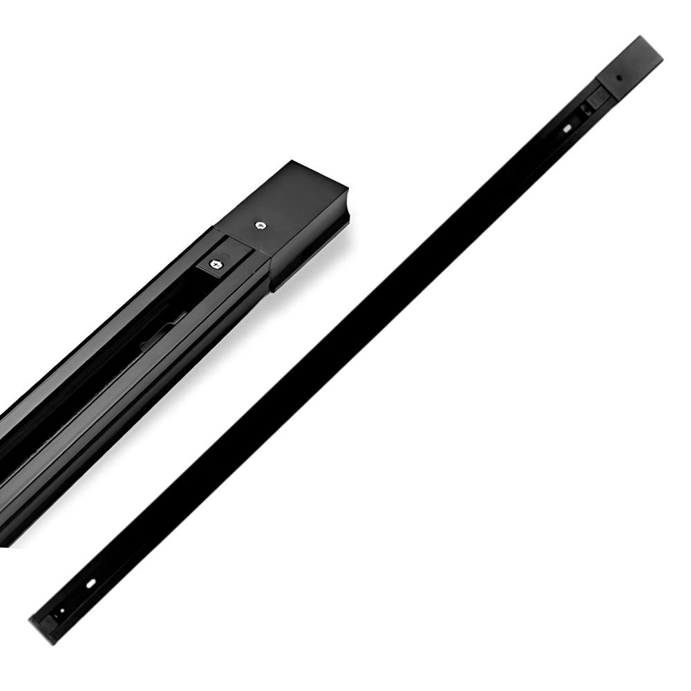 Trilho Eletrificado p/ Spot Led 1M Preto - Noll em Oferta na Shopee
